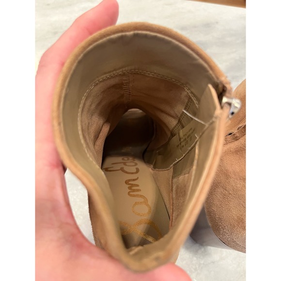 Sam Edelman Yarin suede booties size 9.5 - Picture 5 of 6